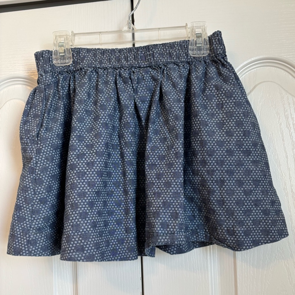 Tea kids blue polka dot skirt size 10